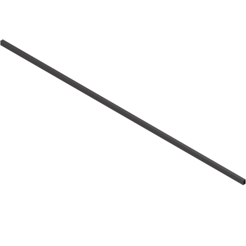 LEGRABOX, AMBIA-LINE Reling poprzeczny L=1080 mm (do przycięcia) - Czarny Mat CS-M (ZR7.1080U)