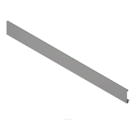 MERIVOBOX - front, szuflady wewnętrzne z relingiem poprzecznym KB=1200 mm, do przycięcia Szary indium (ZV4.1042M IG-M)