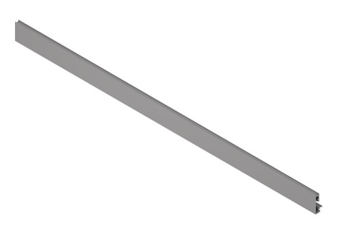 MERIVOBOX - front, z wpustem na element dekoracyjny, szuflada wewnętrzna z elementem dekoracyjnym, KB=1200 mm, do przycięcia Szary indium (ZV4.1042NN IG-M)