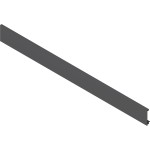 LEGRABOX front, z wpustem na element dekoracyjny, do Szuflada wewnętrzna wysoka, KB=1200 mm, do przycięcia Antracyt (ZV7.1043MN1)
