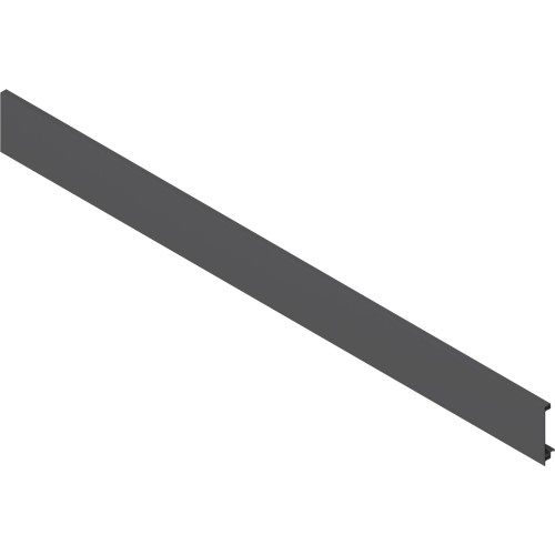 LEGRABOX front, z wpustem na element dekoracyjny, do Szuflada wewnętrzna wysoka, KB=1200 mm, do przycięcia Antracyt (ZV7.1043MN1)